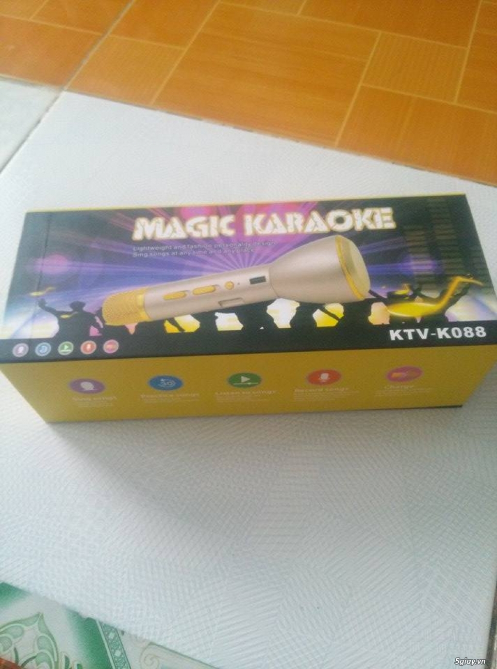 Micro karaoke kèm loa bluetooth KTV K088 - 3