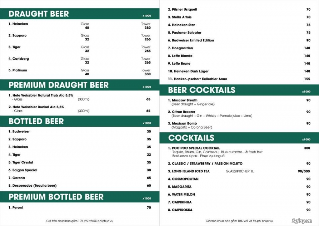 Voucher 10lit Beer POCPOC Garden