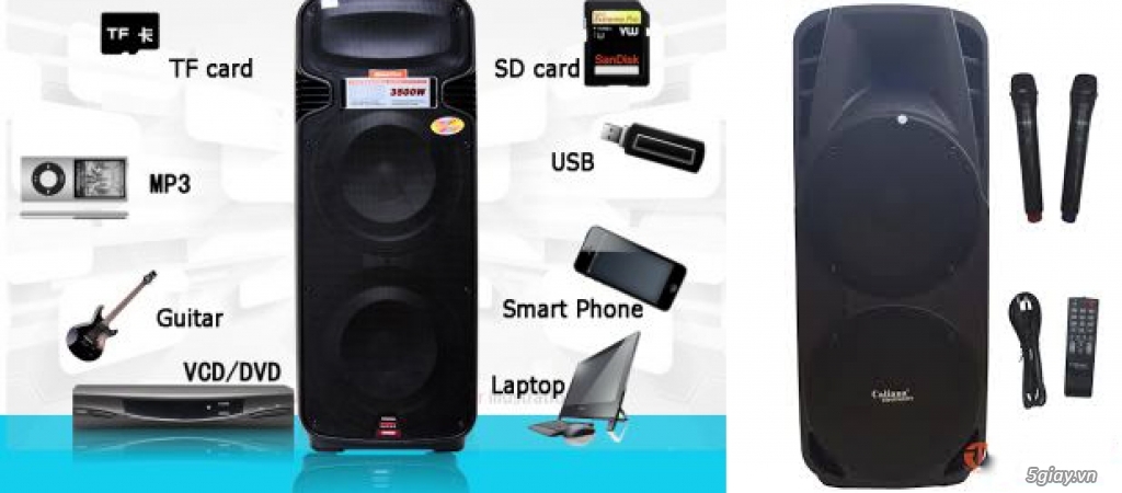 Phân phối giá sỉ Loa Kéo giá rẻ nhất Miền Nam các thương hiệu: Caliana - 25