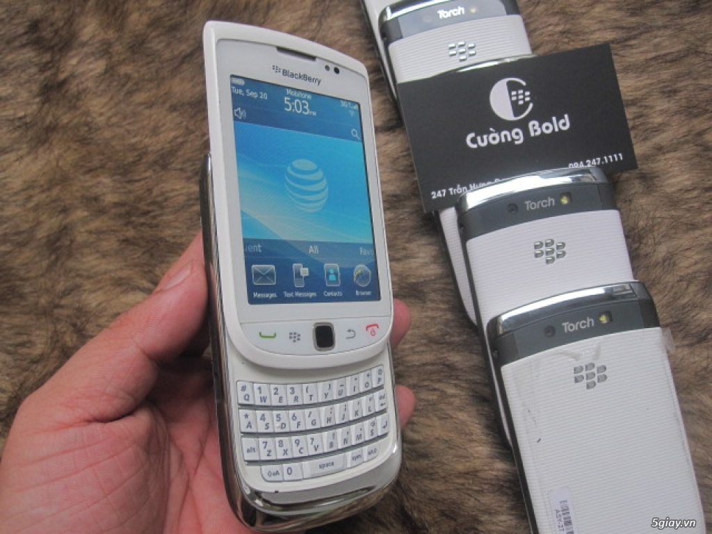 Ơn giời! Blackberry Torch 9800 white new 99%... đã về !!! - 7