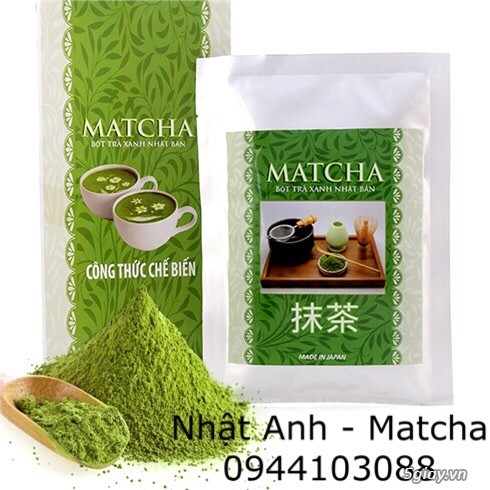 Cung cấp sỉ lẻ bột trà xanh Matcha nguyên chất từ Nhật Bản