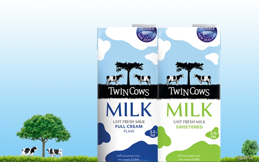 Sữa tươi nhập khẩu Twin Cows của Vinamilk