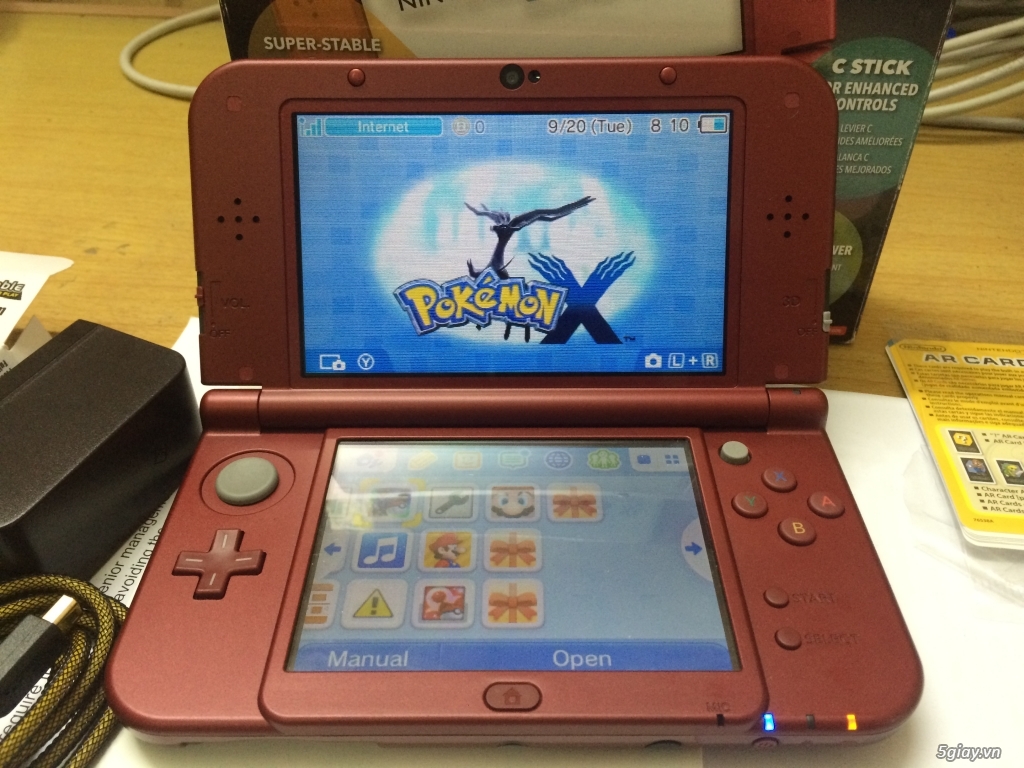 Bán máy NEW NINTENDO 3DS XL đỏ 99.99% - 4