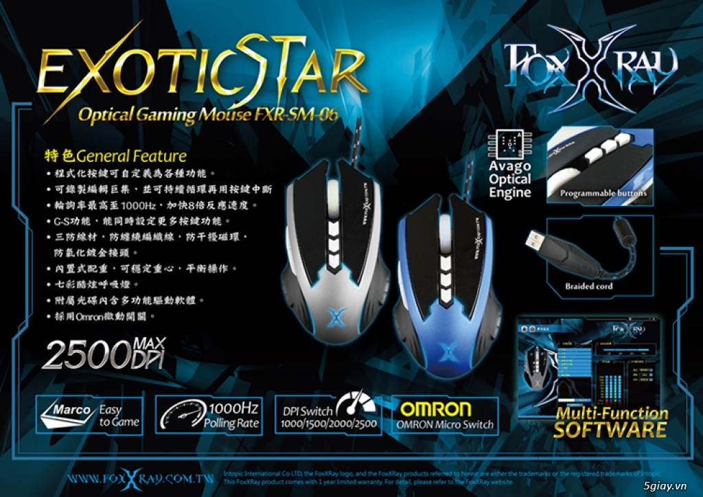 Gaming gear FoxXray chính hãng cho game thủ - 34