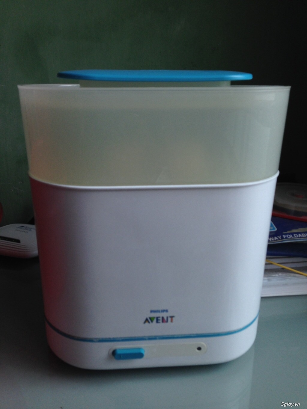 Máy xay hấp thức ăn+máy tiệt trùng bình sữa phillips Avent thanh lý - 1
