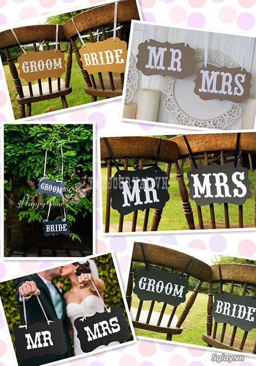 Bỏ sỉ wedding decor - trang trí tiệc cưới - The Journal shop - 10