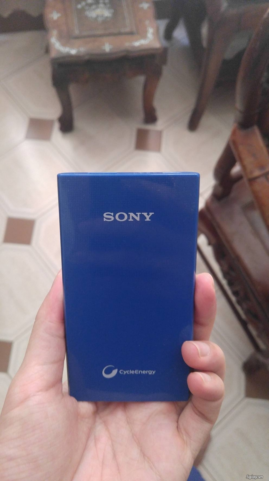 [Hà Nội] bán pin sạc dự phòng Sony CP-S5/LC 5000mAh chính hãng chuẩn sony đã qua sd - 2