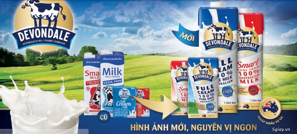 Sữa tươi Devondale dạng bột - sữa úc nhập khẩu chính hãng - 1