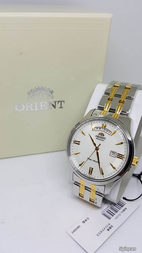 Đồng hồ Orient made in Japan, xách tay Nhật Bản, mới 100% nguyên seal nguyên tag, full hộp sách. - 19