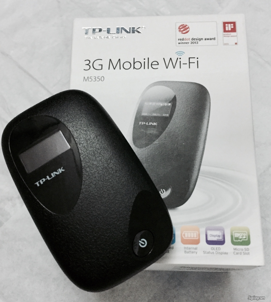 Wifi Di Động 3G TP-Link M5350 giá mềm - 1