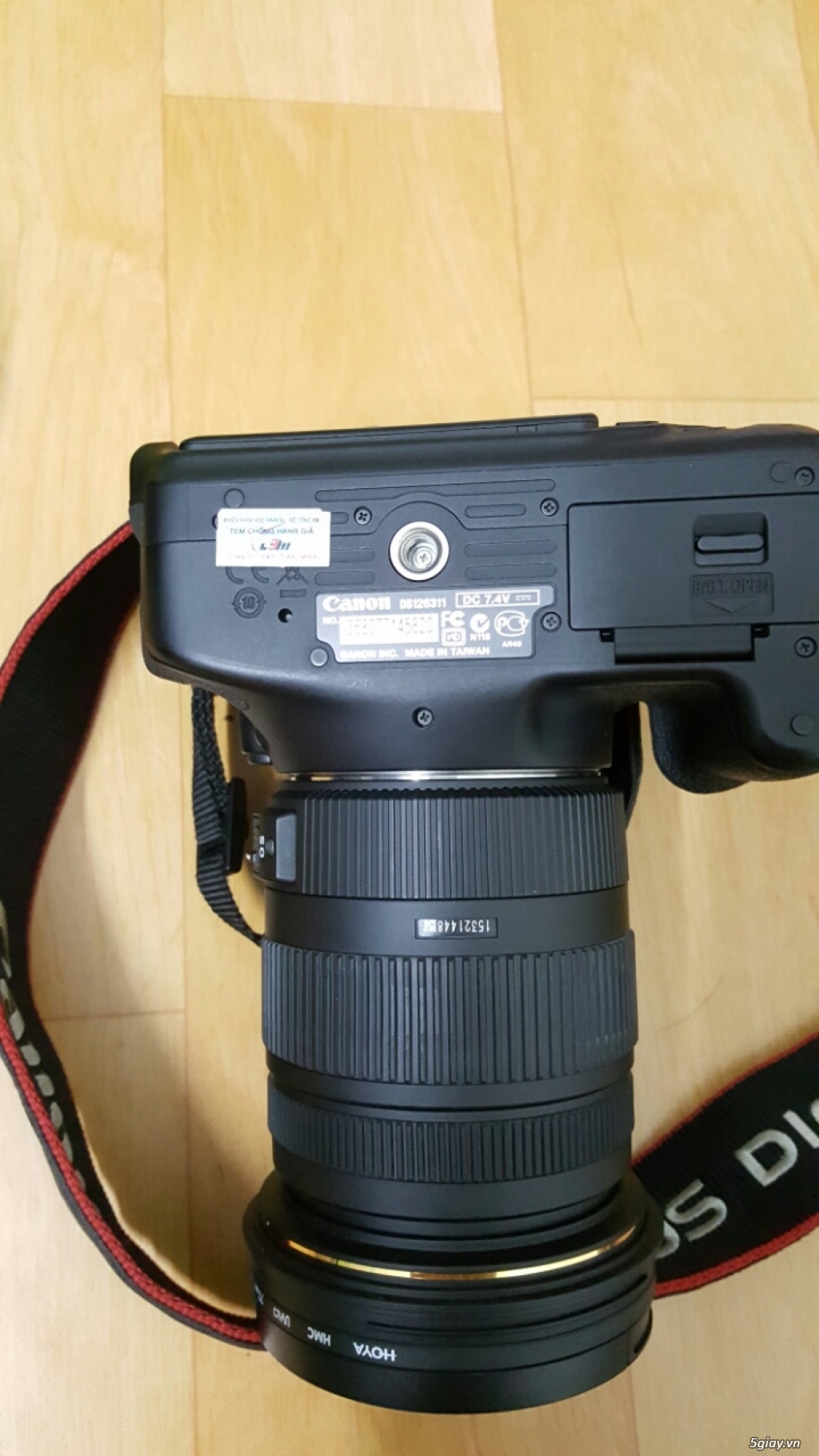 Máy chụp hình Canon 600d, lens sigma 17-50mm 2.8. Lens fix 1.8 - 2