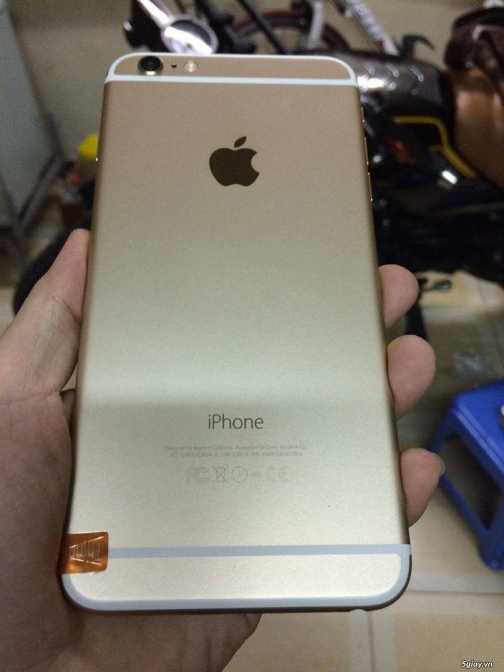 Iphone 6 plus gold 16gb Bao Zin 1 tỷ %, máy cực đẹp, full hình thật. - 4