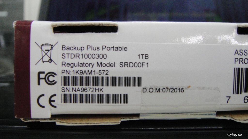 Ổ cứng Di Động Seagate 1TB Backup Plus 3.0, 2.5'',BÁN TRẢ GÓP