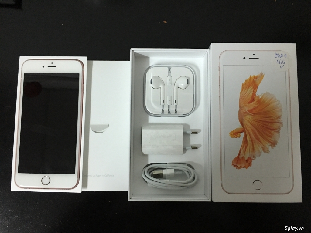 iPhone 6s Plus Rose Gold 16GB mua ở Thế Giới Di Động còn bảo hành 9 tháng