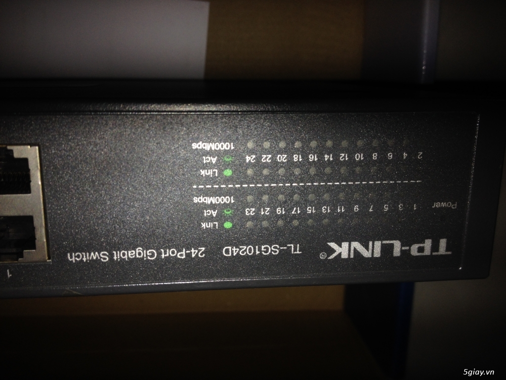Thanh lý Switch TP-Link 1G 24 port, UPS FSP 600VA, Router TP-Link 450M 3 anten giá rẻ !