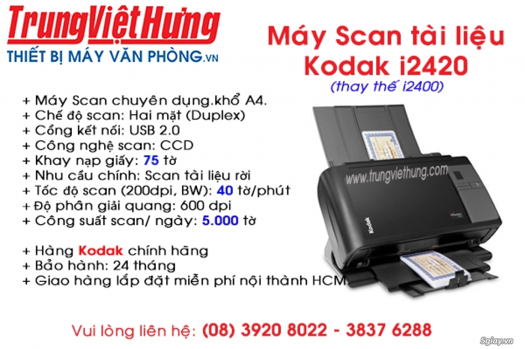 Máy Scan tài liệu chuyên dụng Kodak giá shock có tại Trung Việt Hưng - 4