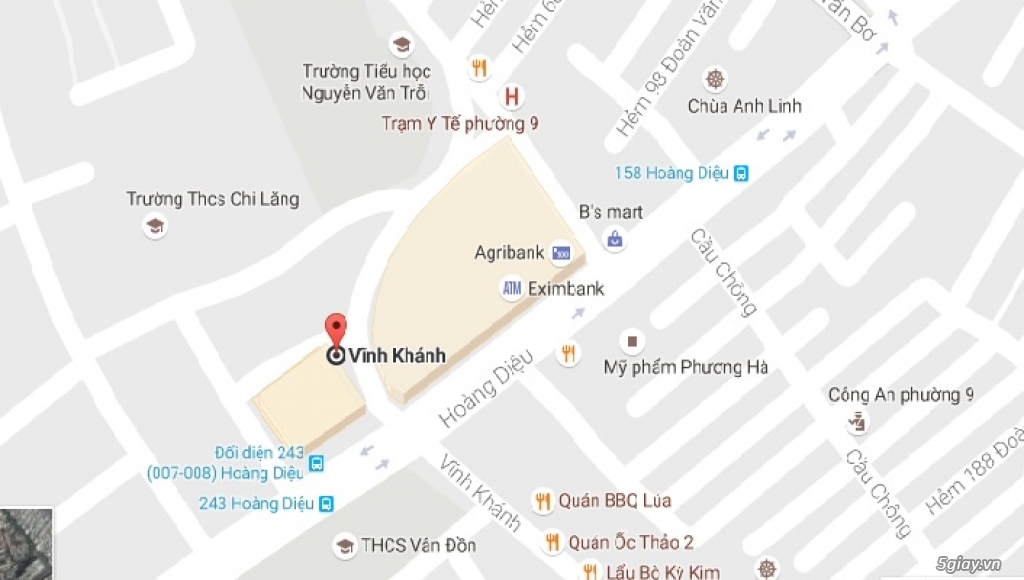 HCM Q4 bán nhà chung cư H1 mặt tiền đường Vĩnh Khánh