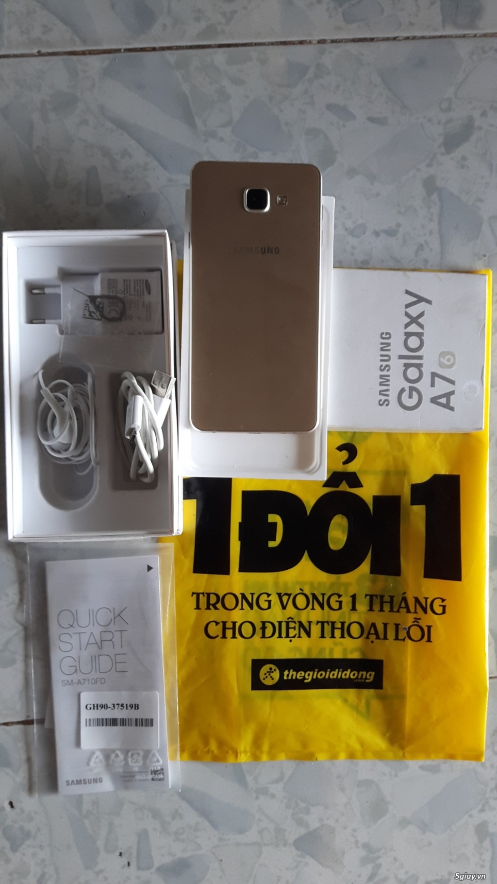 samsung A7 2016 full hộp, máy tgdd bảo hành 9 tháng - 3