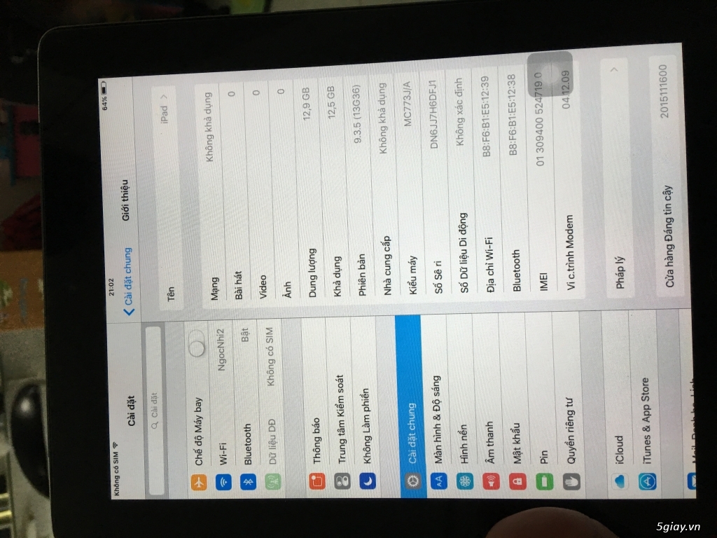Cần bán iPad 2 3G 16GB nguyên zin mới 98% - 3