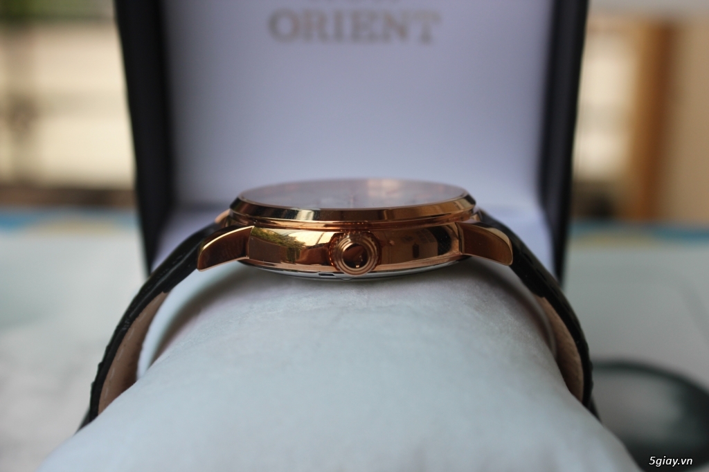 Đồng hồ Orient dây da, kim xăng tuyệt đẹp. - 10