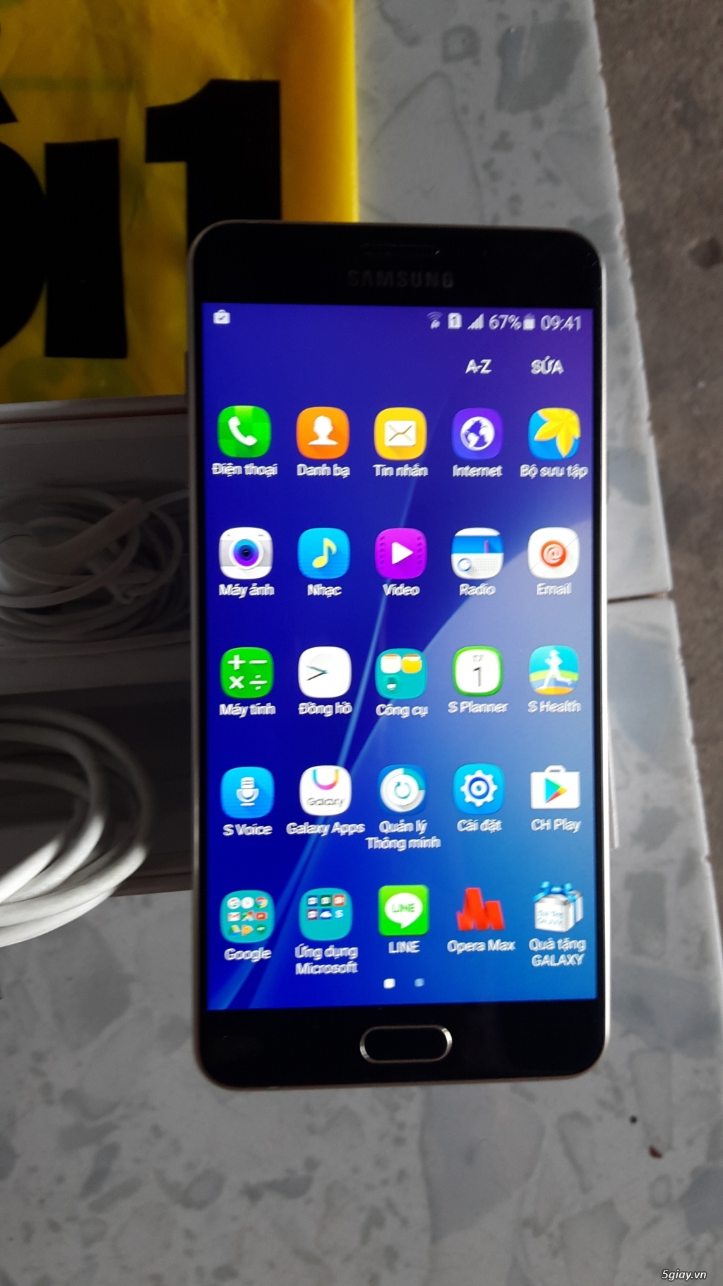 samsung A7 2016 full hộp, máy tgdd bảo hành 9 tháng