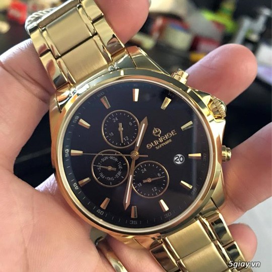 Đồng hồ chính hãng: máy Nhật, chống xước, nước tuyệt đối: tắm, bơi thoải mái - Bảo hành 2 năm - 24