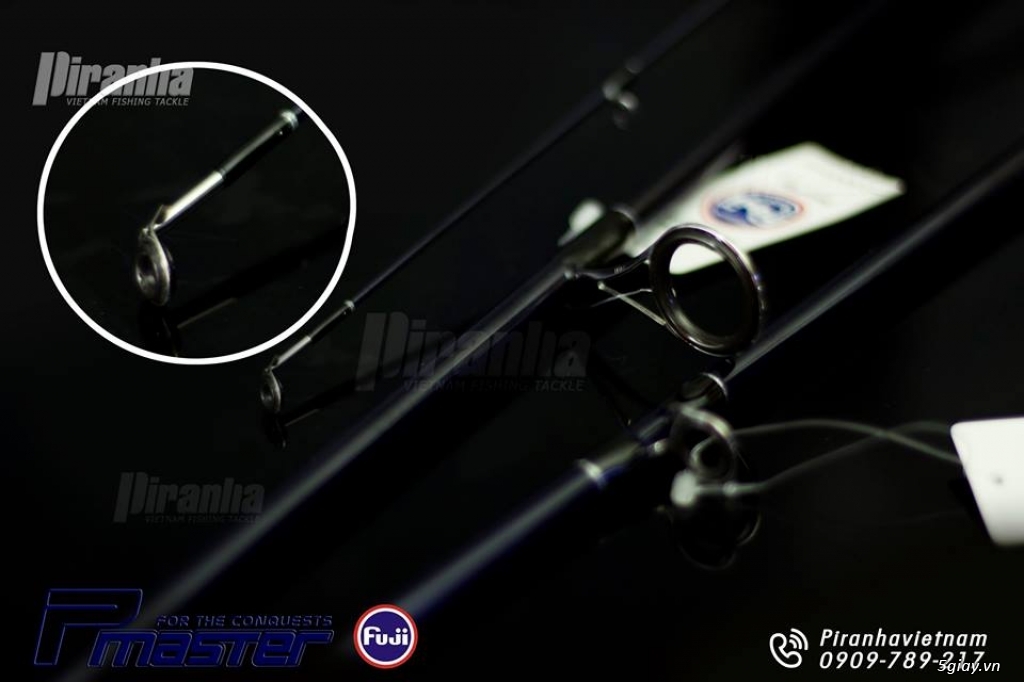 Cần Câu Cá ( Lure ) P.Master 98% Carbon Korea , Fuji Guide ( Hàng Cty đặt làm) - 4