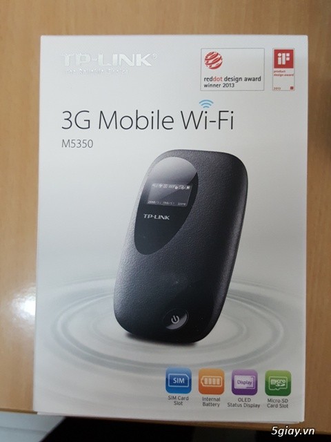 Wifi 3G di động M5350 TPLink - 1