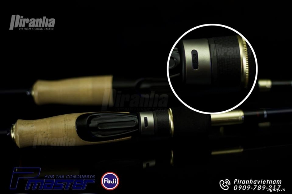 Cần Câu Cá ( Lure ) P.Master 98% Carbon Korea , Fuji Guide ( Hàng Cty đặt làm) - 3