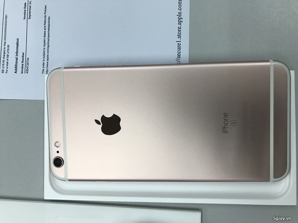 iPhone 6s Plus Rose Gold - 16G 99.9% - Quốc tế fullbox giá tốt - 4