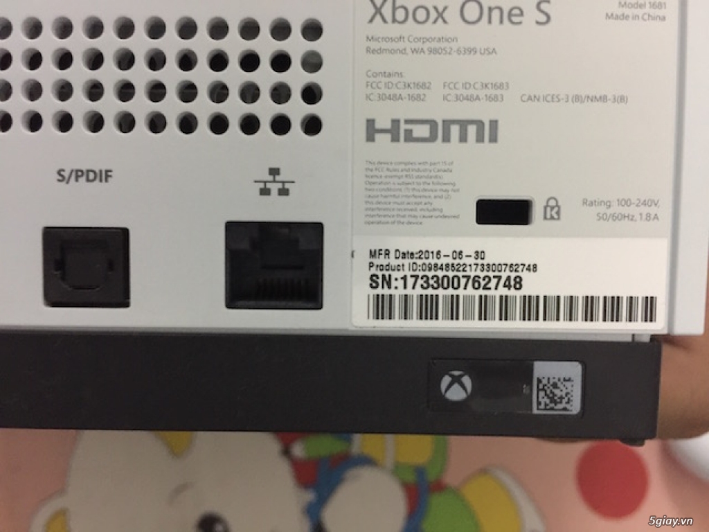 Bán Xbox One S mới 100% full box kèm nhiều game.(có hình)