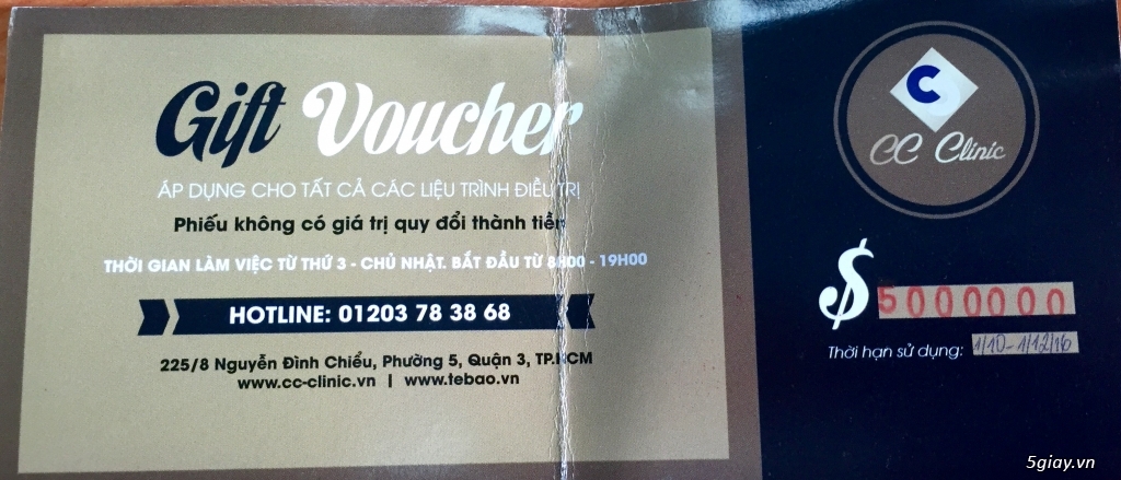 Voucher Thẩm mỹ viện CC Clinic - 1