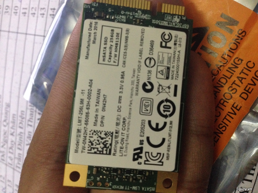 Bán SSD Laptop 256GB mới 100%