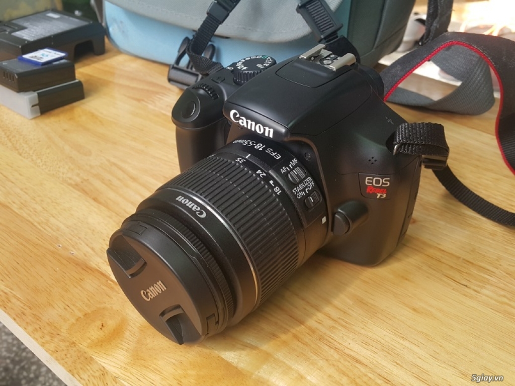 Cần bán bộ Canon Rebel T3 kèm lens Kit, phụ kiện và túi canon xịn - 3