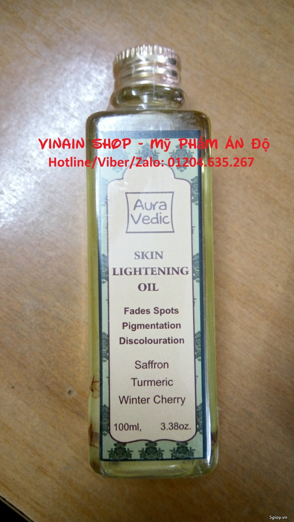 Dầu massage làm sáng da Auravedic Skin Lightening Oil - 2