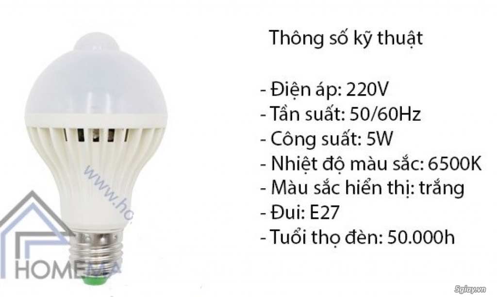 Đèn LED cảm ứng chuyển động - 4