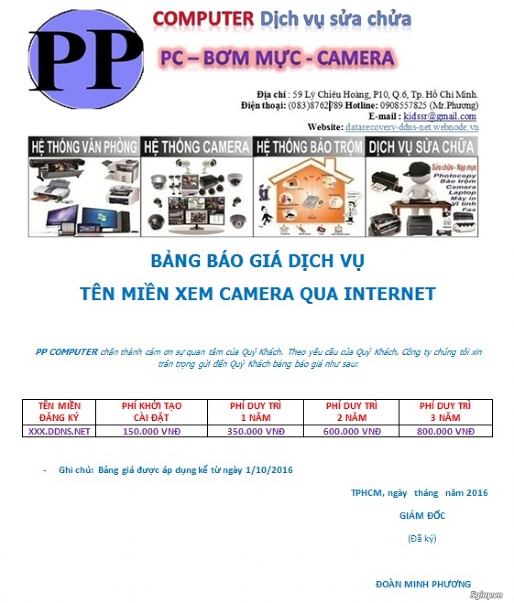 [PP Computer] Dịch vụ sửa PC, Laptop - Bơm mực - Camera. - 3