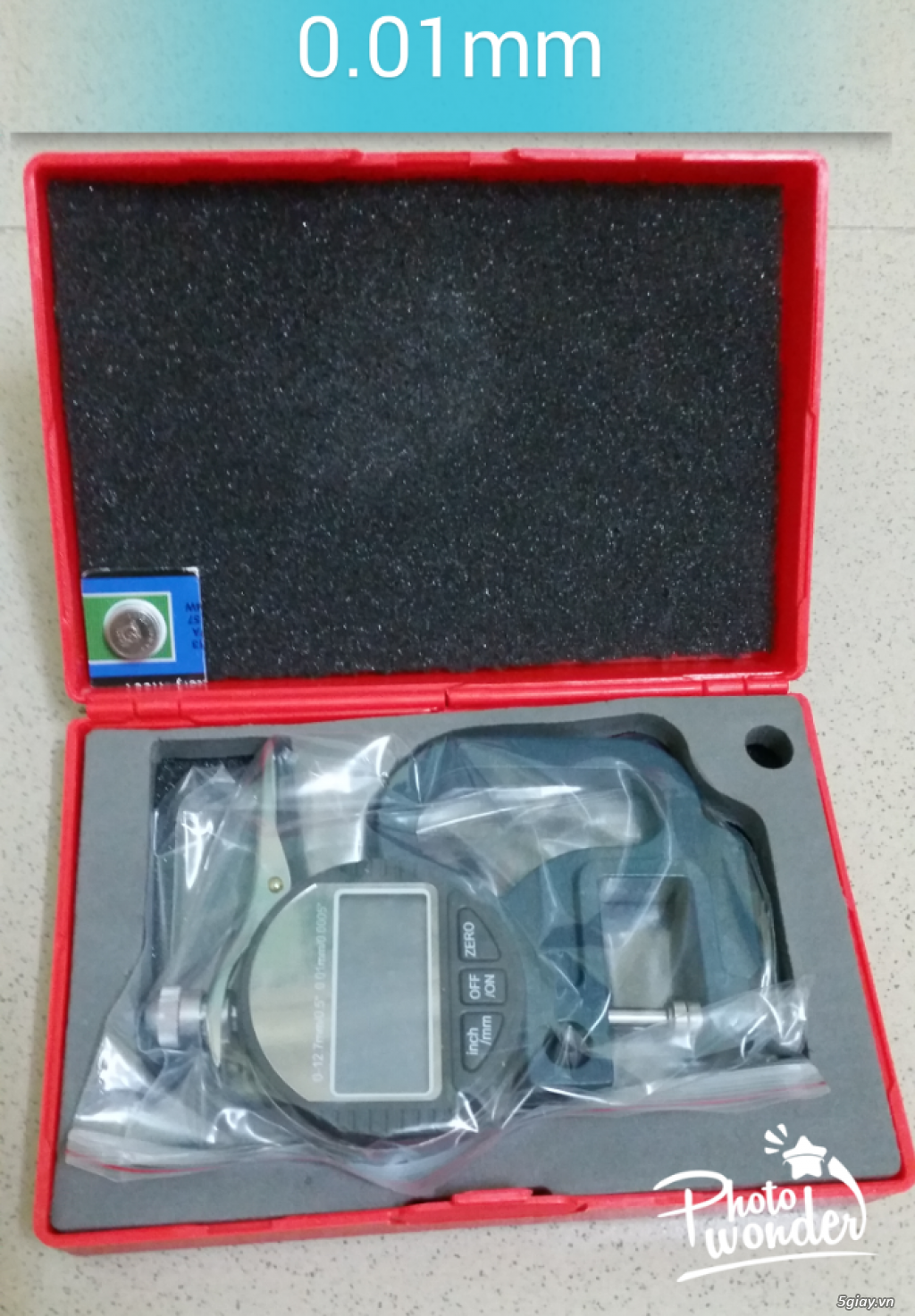 Đồng hồ điện tử đo độ dày 0,01-13 mm - 1
