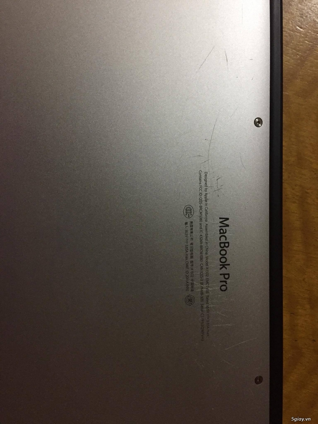 Cần bán macbook retina MF840 2015 - 2