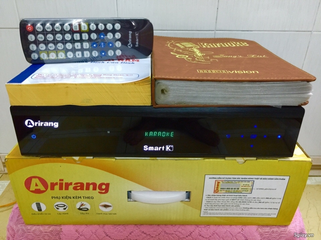 Đầu KaraOke Arirang 3600 Deluxe A - SmartK - 3600 HDMI - AR3600 - AR3600S - 20