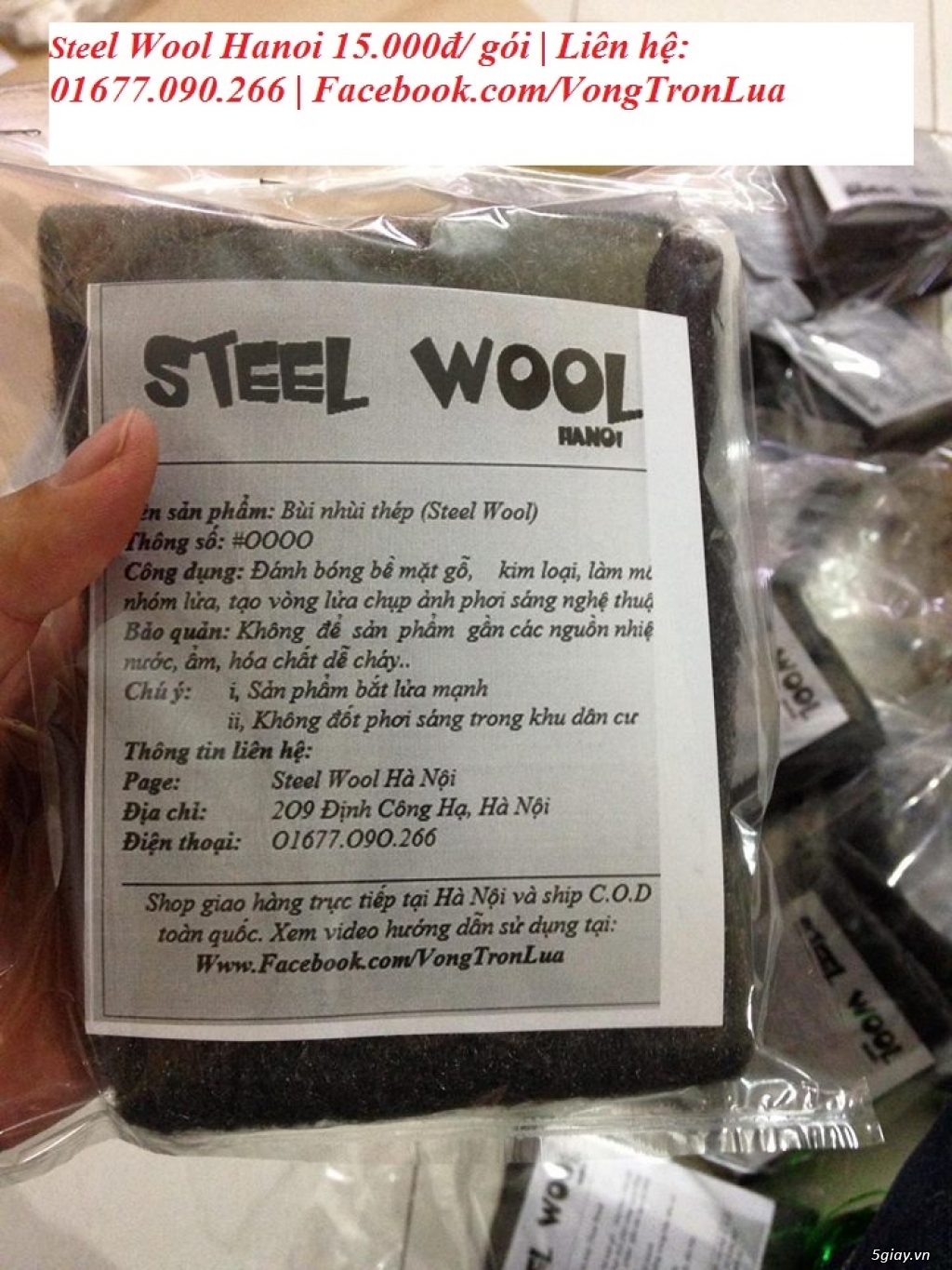 Mua bán Bùi Nhùi Thép, Steel Wool tại Hà Nội, ship toàn quốc - 2