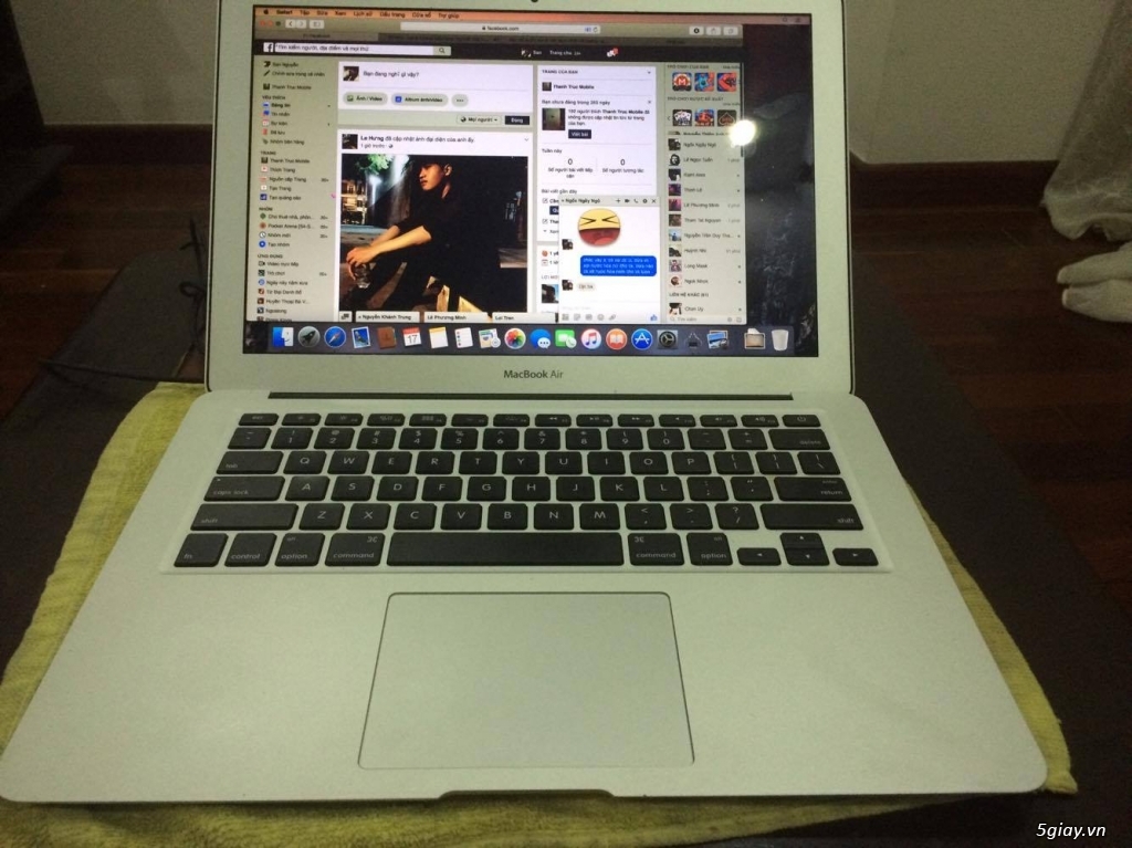 Macbook air 2013 13inch, i7, ram8gb, ngoại hình 99%, giá rẻ - 5