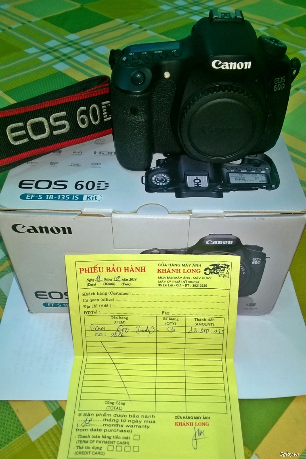 Bán Canon 60D, full box !!!