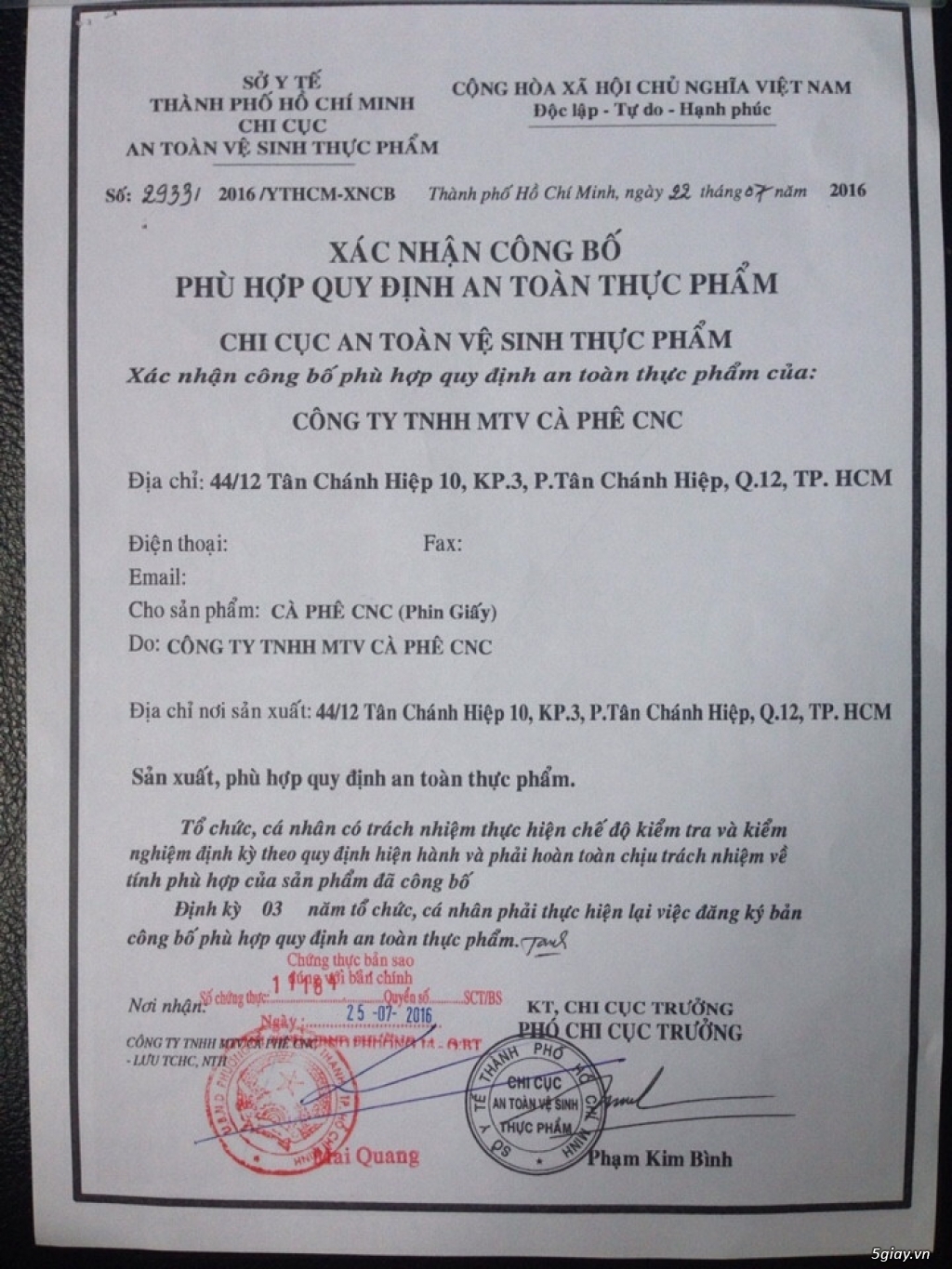 cafe Phin giấy CNCcoffee - 2