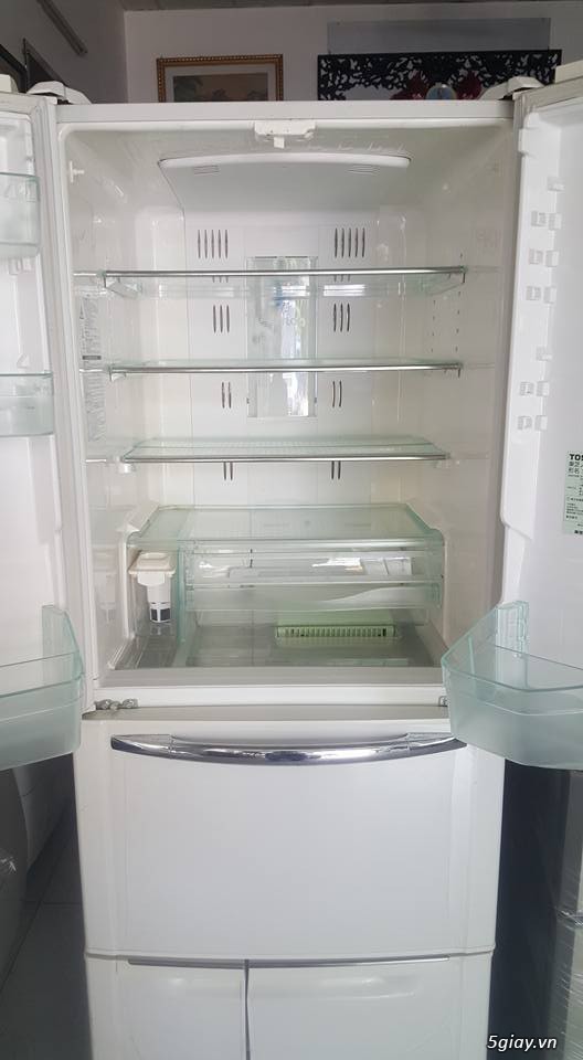 Tủ Lạnh Toshiba 6 cánh trắng nội địa nguyên zin mới 90% - 1