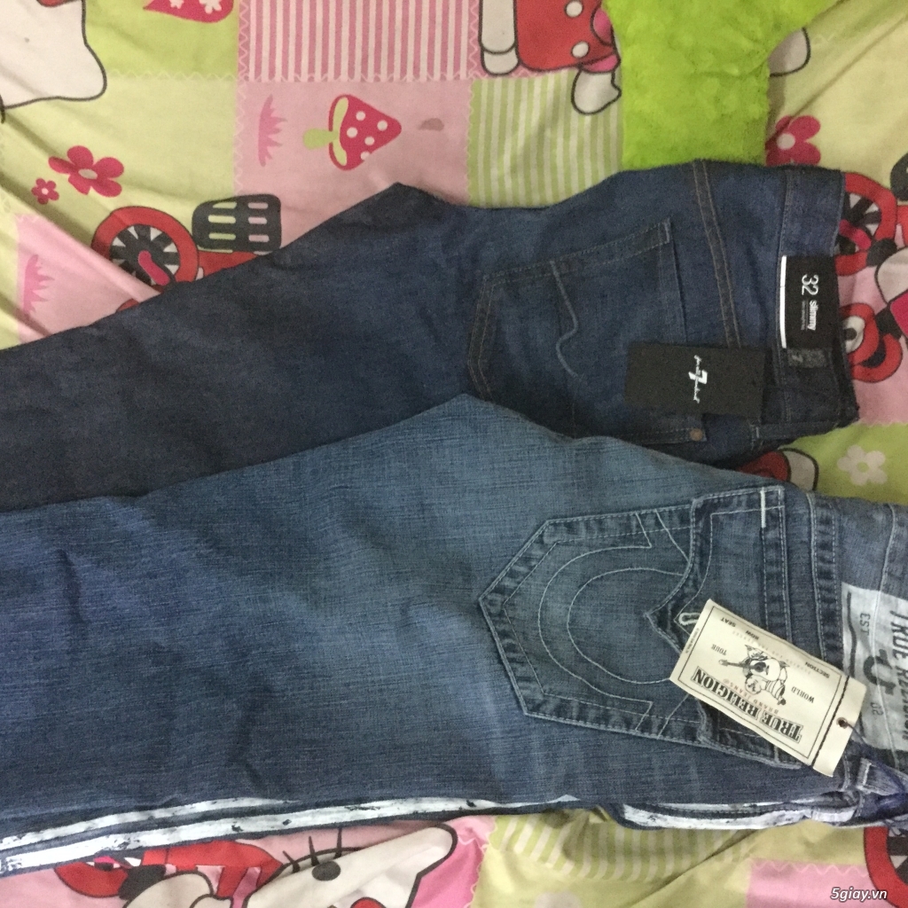 Bán giầy da Cole Haan , giầy đá banh ADIDAS 15.1  quần jean True Religion size 32  Seven For All - 15