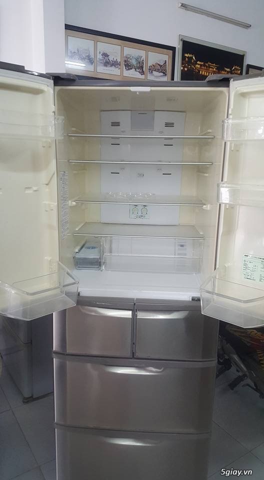 Tủ Lạnh Sanyo 6 cánh inox 400L Nội địa - 1
