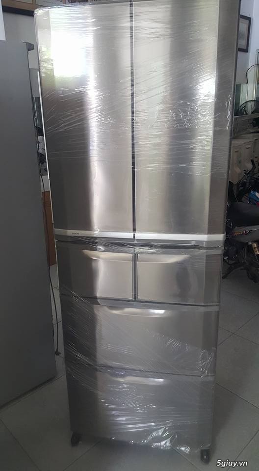 Tủ Lạnh Sanyo 6 cánh inox 400L Nội địa