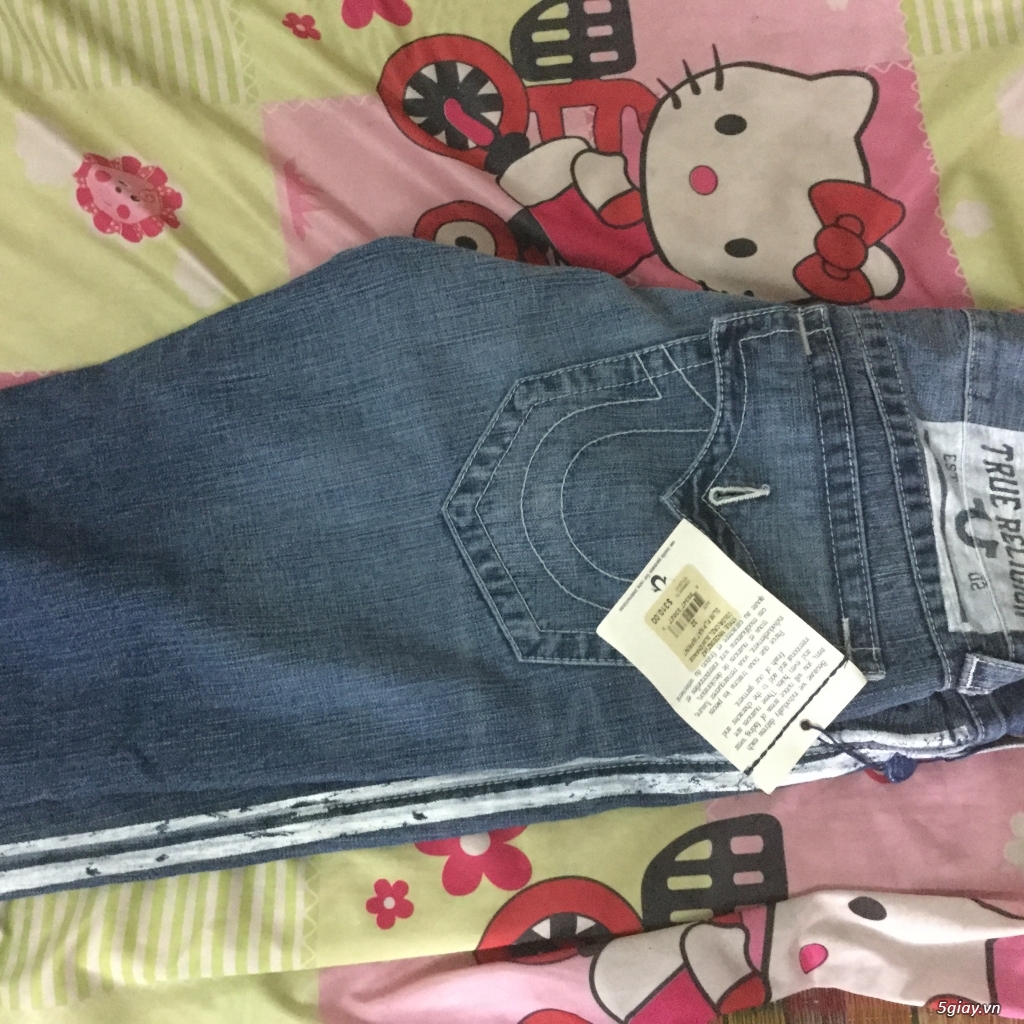 Bán giầy da Cole Haan , giầy đá banh ADIDAS 15.1  quần jean True Religion size 32  Seven For All - 10