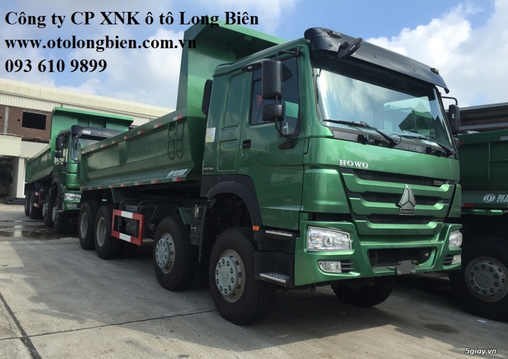 Xe ben 3 chân Howo 371 tải trọng 12-13 tấn 2016, 2017 - 3